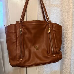 miss fong Diaper Bag Large Tote Or Backpack, Mommy Hospital Bag, 10+ Pockets